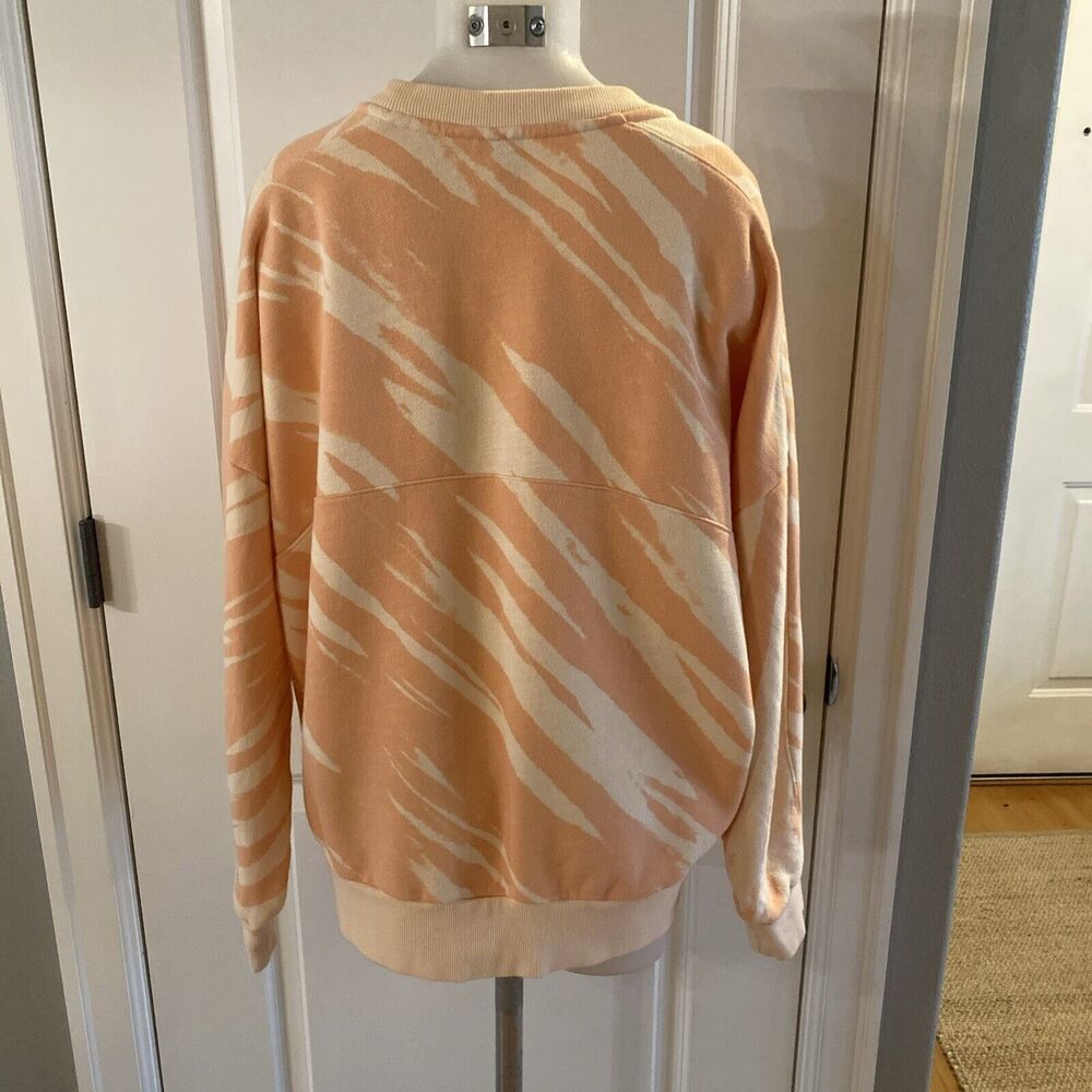 Sweaty Betty Orange Animal Print Crewneck Pullover Sweatshirt -Size‎ XXL - Picture 9 of 15